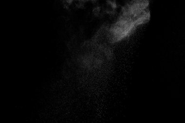 soyut beyaz toz patlama