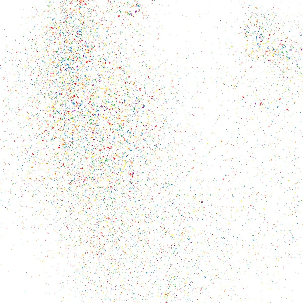 Colorida explosión de confeti. Colorido vector de textura granulada . — Archivo Imágenes Vectoriales