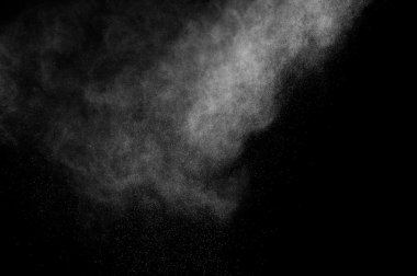 soyut beyaz toz patlama