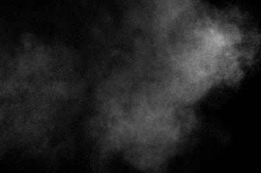 soyut beyaz toz patlama