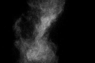 soyut beyaz toz patlama