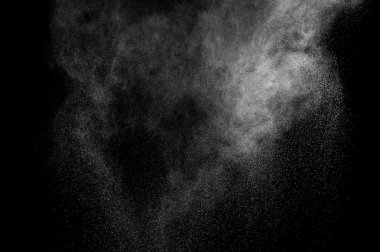 soyut beyaz toz patlama