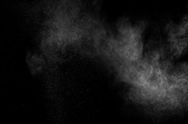 soyut beyaz toz patlama