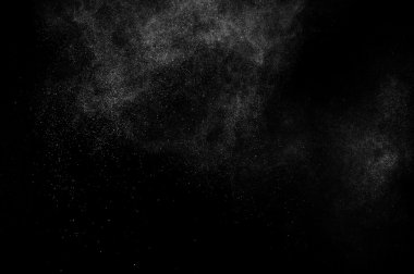 soyut beyaz toz patlama