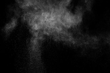 soyut beyaz toz patlama