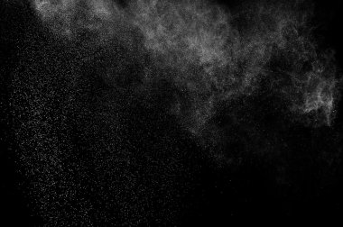 soyut beyaz toz patlama
