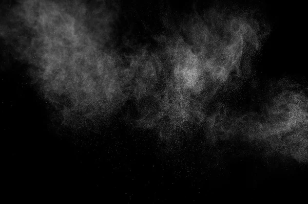 Abstrakte weiße Staubexplosion — Stockfoto