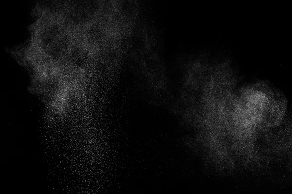 Explosão de poeira branca abstrata — Fotografia de Stock