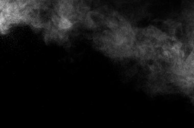 soyut beyaz toz patlama