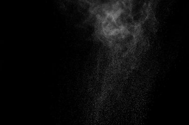 soyut beyaz toz patlama