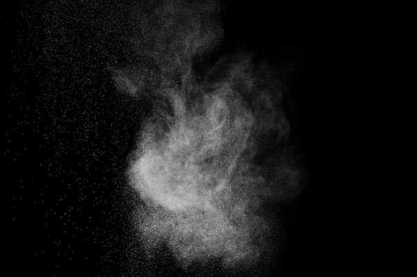 Abstract white dust explosion — Stock Photo, Image