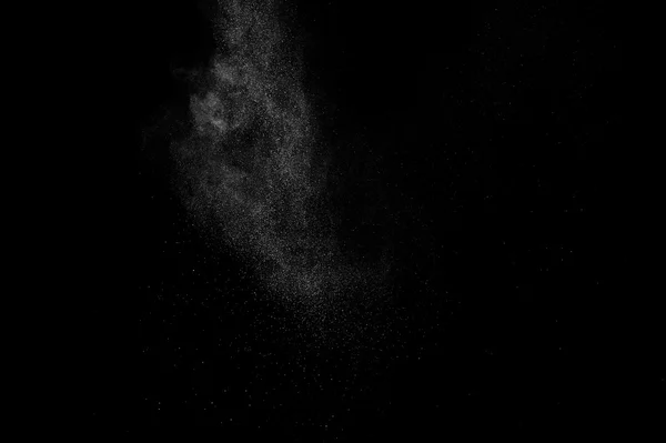 Абстрактный взрыв белой пыли — стоковое фото