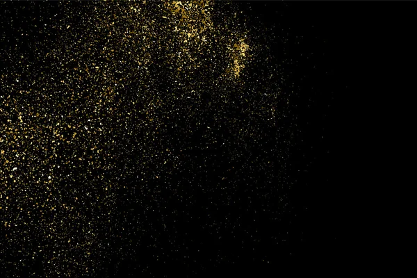 Gold glitter textuur vector. — Stockvector