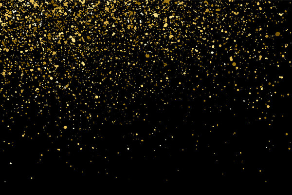 Gold glitter texture vector.