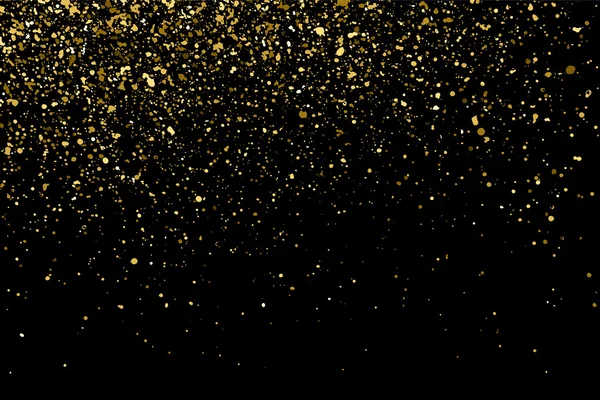 Gold glitter textuur vector. — Stockvector