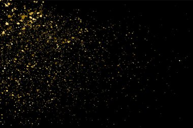 Altın glitter doku vektör.