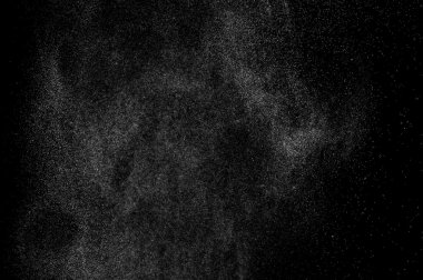 Siyah arkaplanda soyut su sıçramaları.