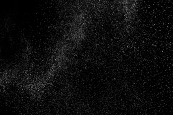 Abstract spatten water op een zwarte achtergrond. — Stockfoto