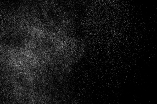 Salpicaduras abstractas de agua sobre un fondo negro. —  Fotos de Stock
