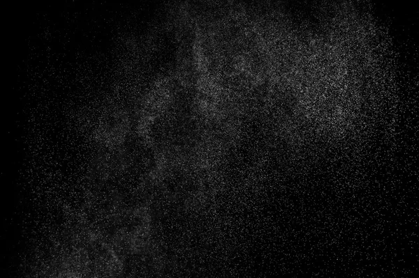 Абстрактні бризки води на чорному тлі . — стокове фото