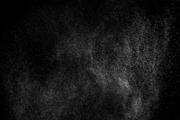 Abstract splashes of water on a black background. — Stock Photo, Image