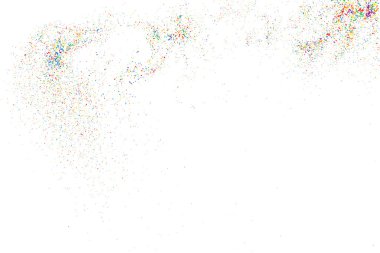 Renkli patlama konfeti. Renkli grenli doku vektör.