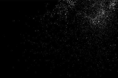 Siyah bir zemin üzerine grenli soyut doku. Kar doku. Tasarım öğesi. Vektör çizim, eps 10.