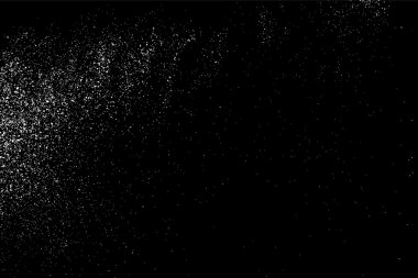 Siyah bir zemin üzerine grenli soyut doku. Kar doku. Tasarım öğesi. Vektör çizim, eps 10.