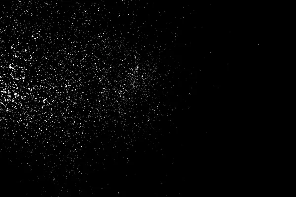在黑色背景上的颗粒状抽象纹理 雪纹理 设计元素 矢量图 Eps — 图库矢量图片