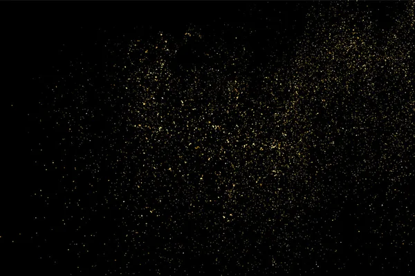 Texture Paillettes Sur Fond Noir Fond Vacances Une Explosion Dorée — Image vectorielle