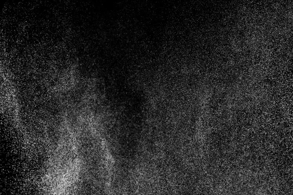 Абстрактні бризки води на чорному тлі . — стокове фото
