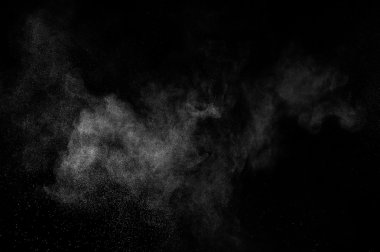 soyut beyaz toz patlama