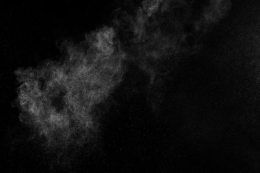 soyut beyaz toz patlama