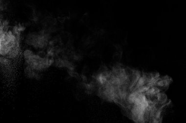 soyut beyaz toz patlama