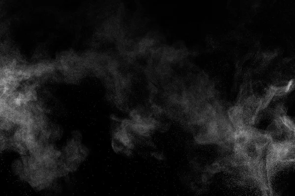 Abstrakt sprengning av hvitt støv – stockfoto