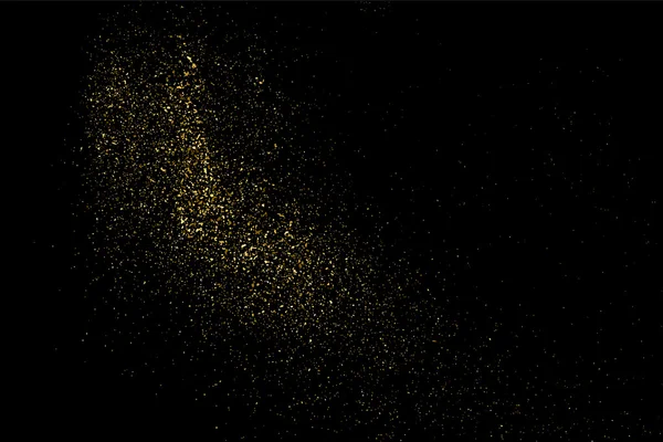 Guld glitter textur vektor. — Stock vektor