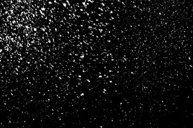 Siyah bir zemin üzerine grenli soyut doku. Kar doku. Tasarım öğesi. Vektör çizim, eps 10.