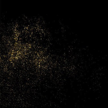 Altın glitter doku vektör.