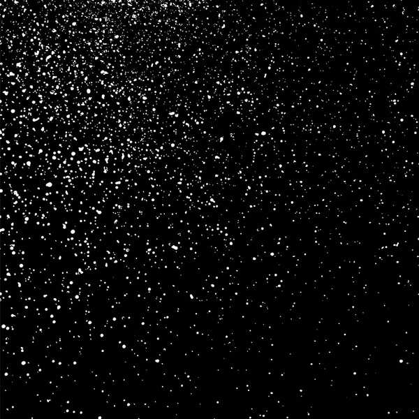 Texture Abstraite Granuleuse Sur Fond Noir Texture Neige Élément Design — Image vectorielle