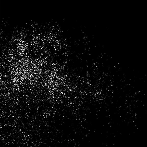 Texture Abstraite Granuleuse Sur Fond Noir Texture Neige Élément Design — Image vectorielle
