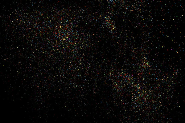 Vecteur de confettis colorés. vecteur de texture granuleuse colorée . — Image vectorielle
