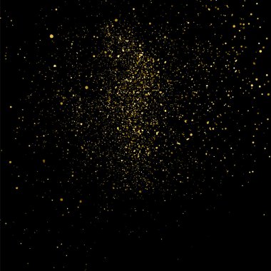 Altın glitter doku vektör.