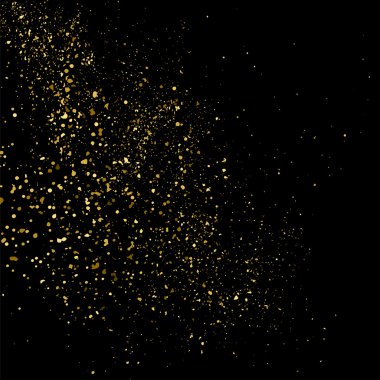 Altın glitter doku vektör.