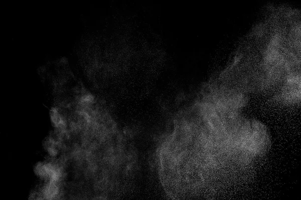 Абстрактний вибух білого пилу — стокове фото