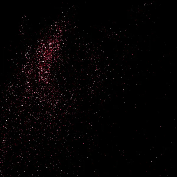 Texture Rose Paillettes Sur Fond Noir Explosion Rose Confettis Texture — Image vectorielle