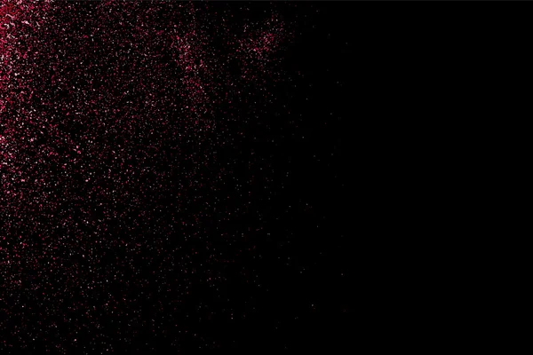 Textura Brilho Rosa Sobre Fundo Preto Explosão Cor Rosa Confete — Vetor de Stock