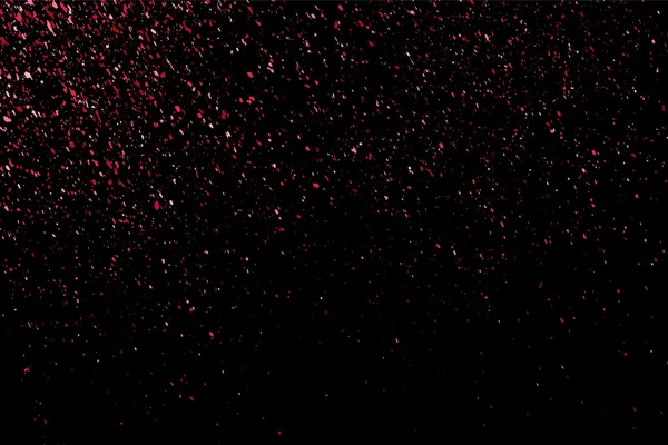 Růžové Třpytky Textury Černém Pozadí Růžový Výbuchu Konfet Růžová Zrnitá — Stockový vektor