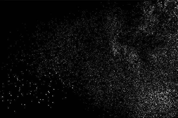 在黑色背景上的颗粒状抽象纹理 雪纹理 设计元素 矢量图 Eps — 图库矢量图片
