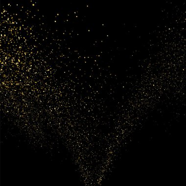 Altın glitter doku vektör.