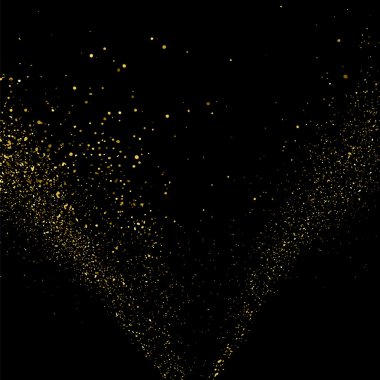 Altın glitter doku vektör.